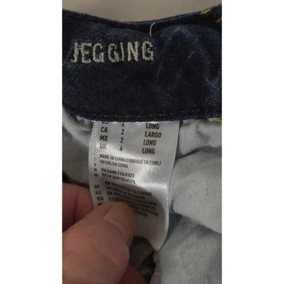 AE Super Stretch Denim Jegging Wmns Sz 2 Long - Picture 5 of 7